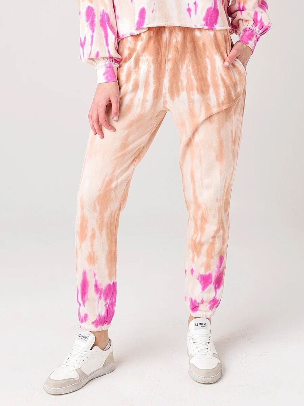 Z Supply Women’s Atlas Boyfriend Sorbet Skies Tie Dye Jogger Size Small